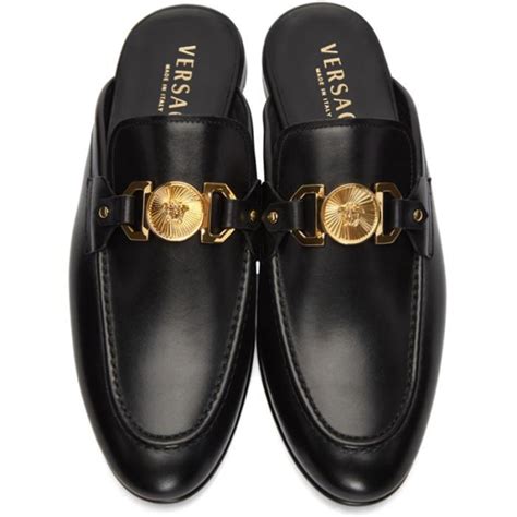 versace slip on shoes men|versace suede loafers.